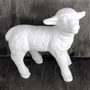 S1709-Standing Lamb Mouth Open 18cm