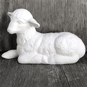 S1710-Small Lying Lamb 18cm