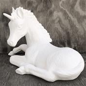 S1717-Unicorn Lying Down 38cm