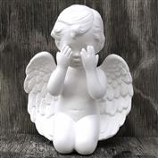 S2548-Kneeling Cherub S1742 with See No Evil Arms 18cm