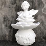 S3253 -Cherub in Flower with Open Flower S3240 (excludes Garden Globe)