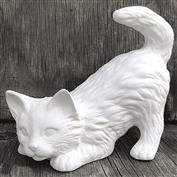 S3840-Playing Long Haired Kitten 17cm