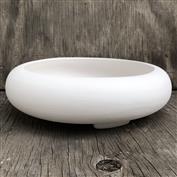 S2047 -Flat Round Planter with Feet 30cm Wide