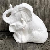 S2722-Small Nurturing Elephants 10cm