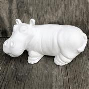 S2474-Standing Hippo 21cm