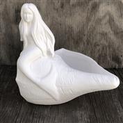 S2812-Mermaid on Shell 23cm