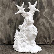 TL482-Reindeer with Tree 31cm