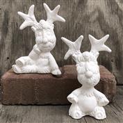 TL483 -Reindeer Kids Lying & Sitting 13cm