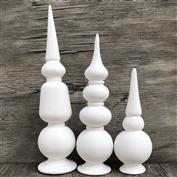 K3027ST-3 Finials 15,21 & 25cm