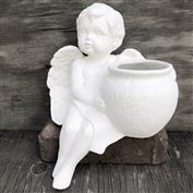 S1857-Cherub with Planter 25cm