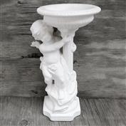 S2152-Cherub Candleholder Facing Right 28cmH