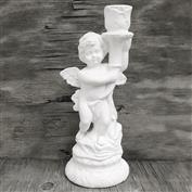 S2882-Tapered Cherub Candle Holder Looking Left 33cmH