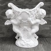 S3077-Cherubs Holding Vessel 26cm