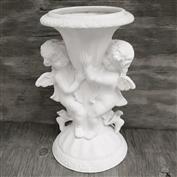 S3144-Ornate Vase with Cherubs 31cm