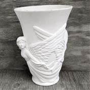 S3560-Angel Vase 26cmH