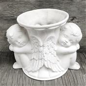 S3779-Double Cherub Vase 13cm