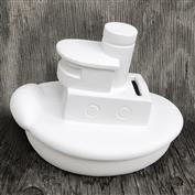 G3282- Toy Boat Money Box includes stopper 16x14x11cmH